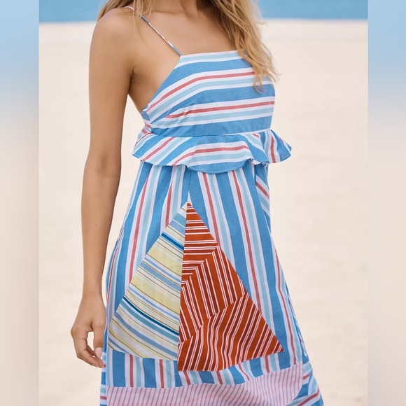 Celandine Sleeveless Square-Neck Knee-Length Dress - Picture 3 of 4